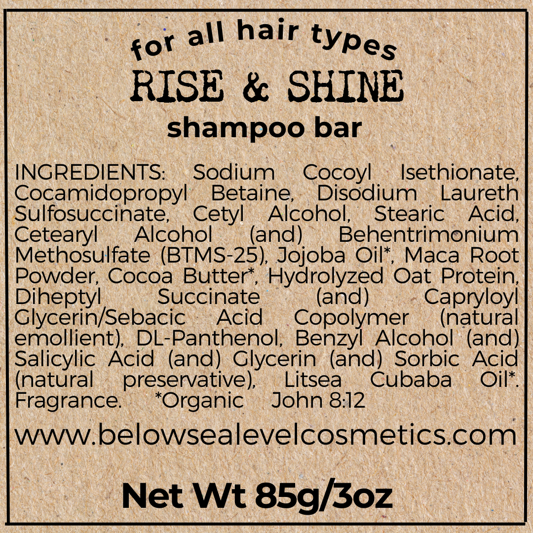 Rise & Shine Shampoo Bar