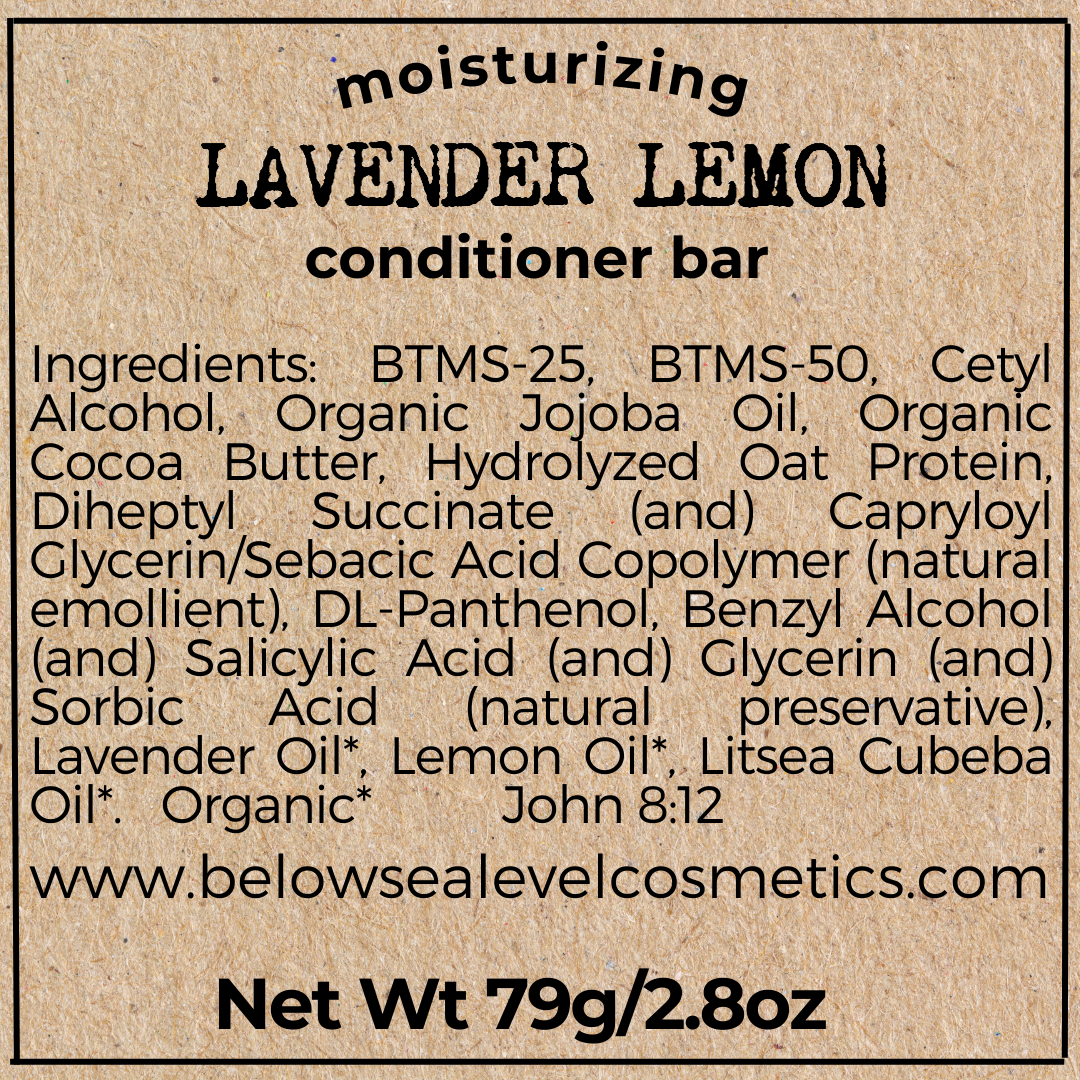 Lavender Lemon Conditioner Bar