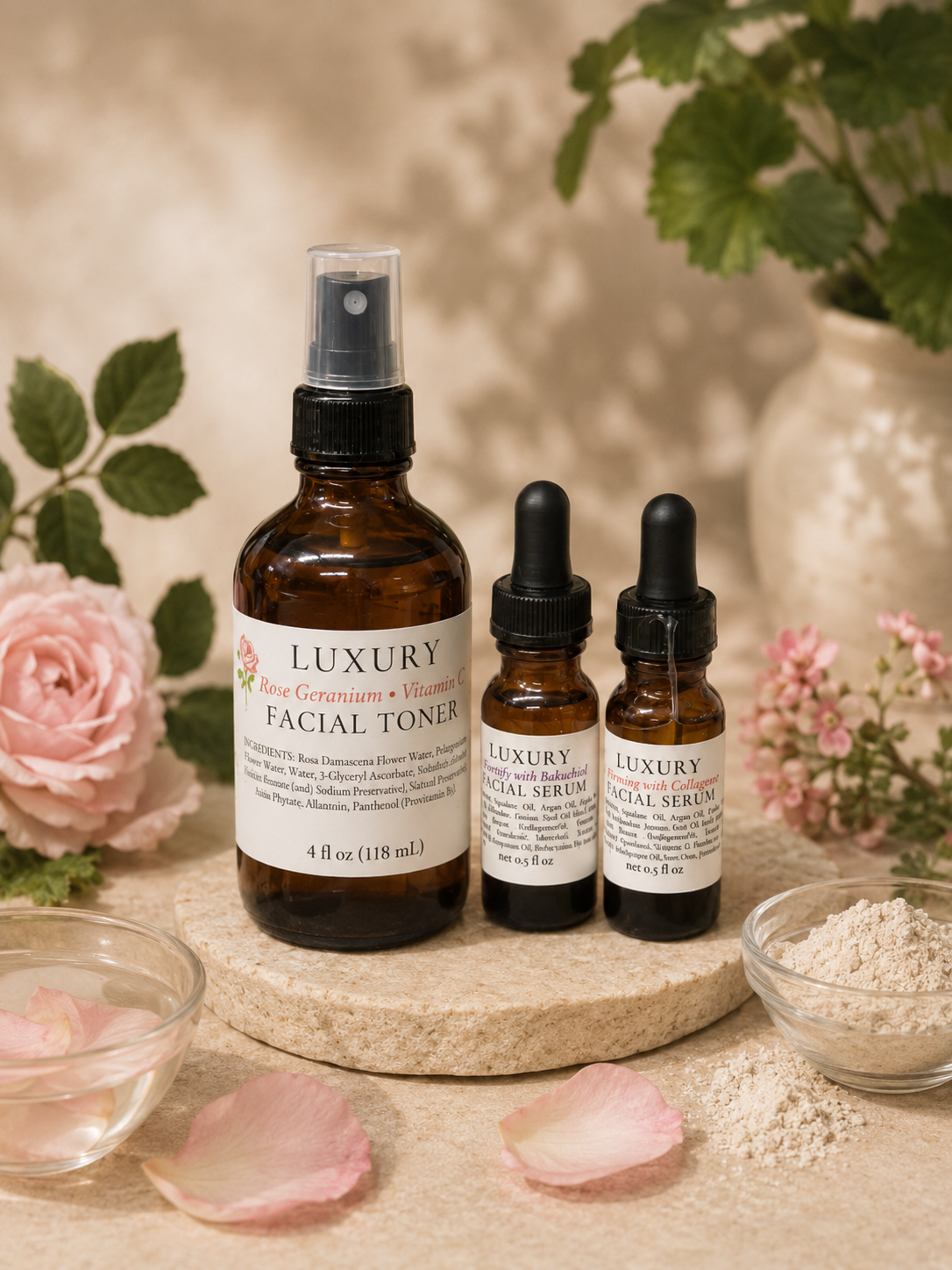 Rose Geranium + Vitamin C Facial Toner