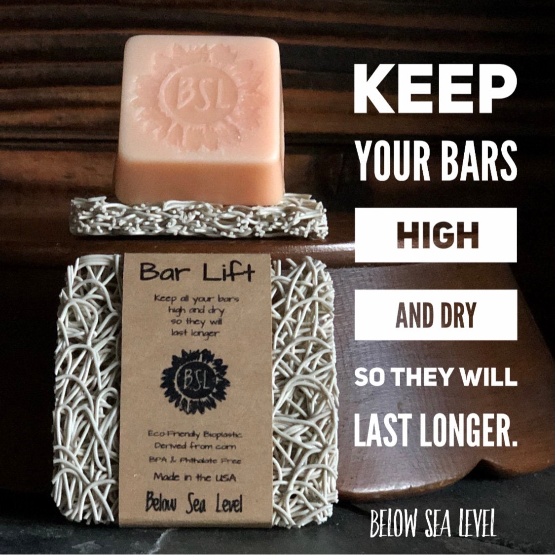 Handsome Man Shampoo Bar & Bar Lift Set